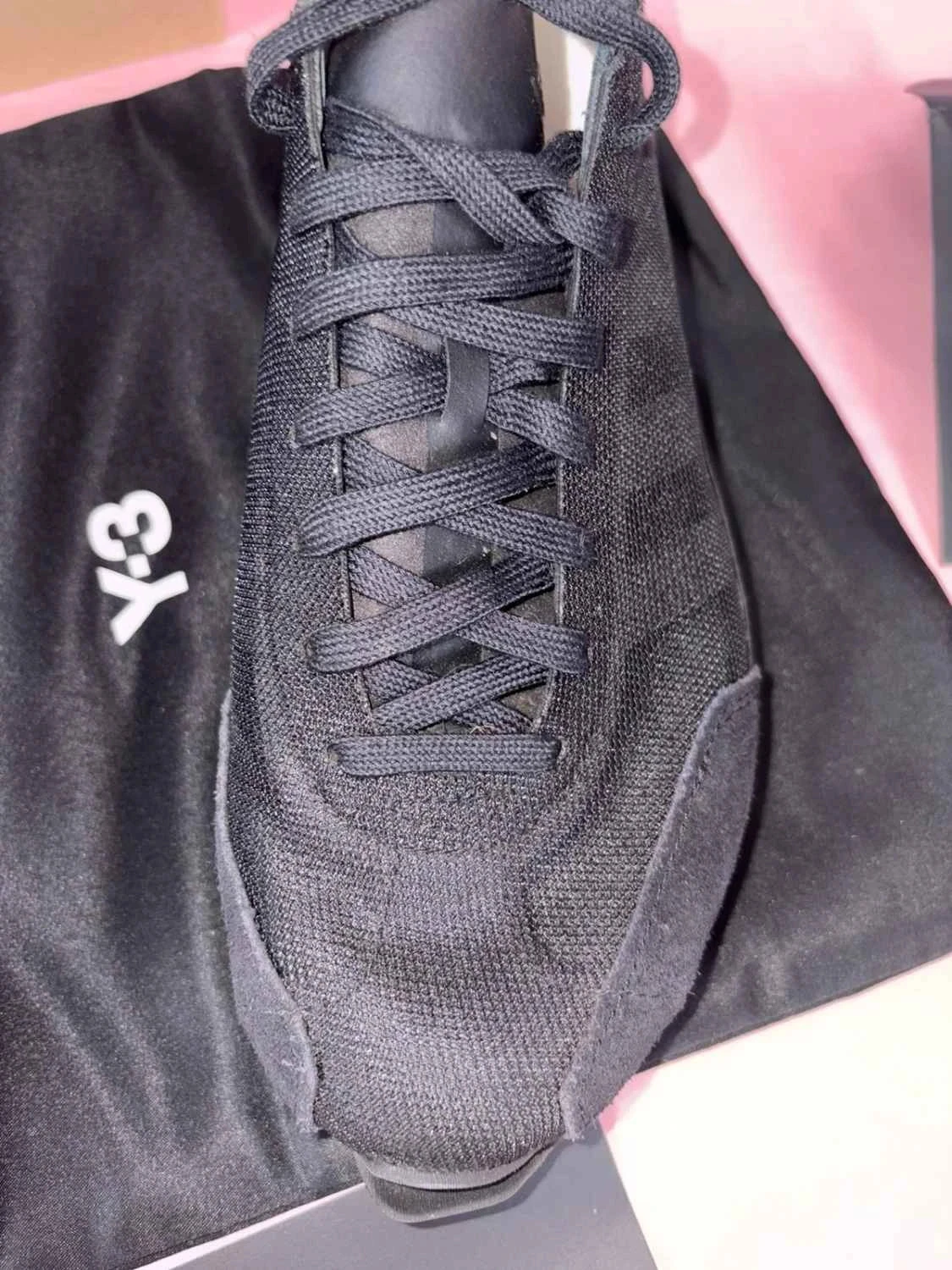 tênis masculino y-3 s-gendo run pretos tamanho 42⅔ completos com caixa – photo 4